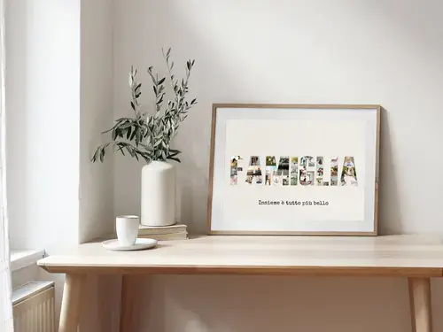 Collage Foto Familiare Personalizzata