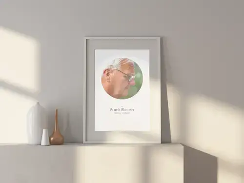 Foto Commemorativo Rotondo Personalizzabile