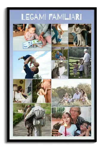Crea la tua Collage Famiglia con “Legami di famiglia” Personalizzabile!
