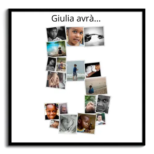 Crea Collage con 5 Foto: Festeggia Unioni o Compleanni in modo Unico!