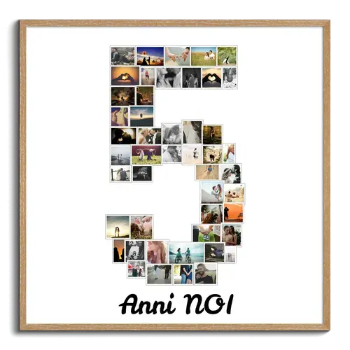 Crea Collage con 5 Foto: Festeggia Unioni o Compleanni in modo Unico!