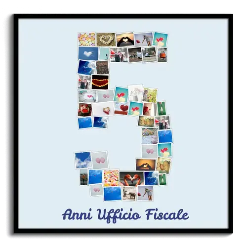 Crea Collage con 5 Foto: Festeggia Unioni o Compleanni in modo Unico!