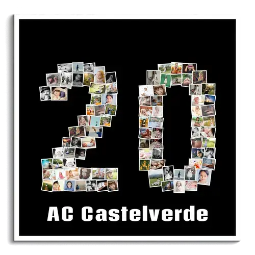 Crea collage foto "20" per il compleanno: personalizza e sorprendi!