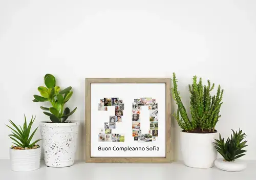 Collage Numero 20 Personalizzabile per Occasioni