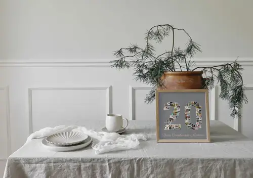 Collage Numero 20 Personalizzabile per Occasioni