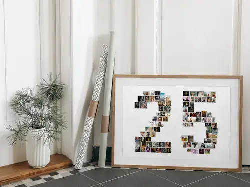 Collage Fotografie "25" Personalizzabile