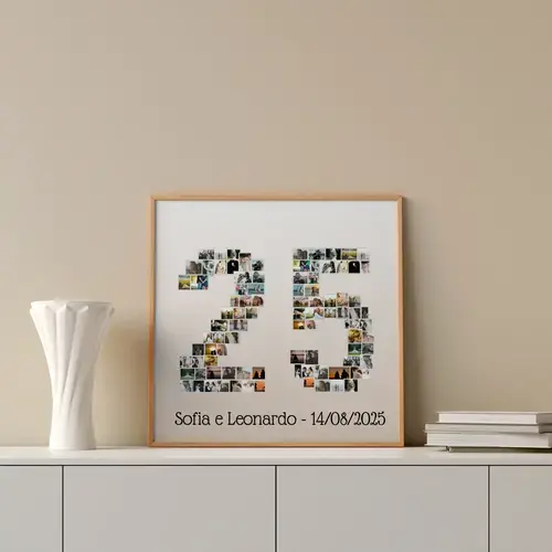 Collage Fotografie "25" Personalizzabile