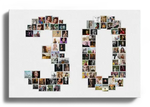 Crea Collage di Foto Numero 30 - Idea Regalo Unica per Eventi Speciali
