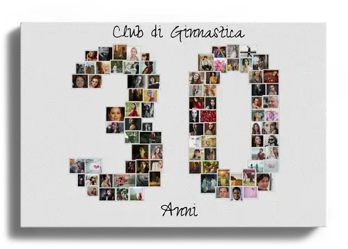 Crea Collage di Foto Numero 30 - Idea Regalo Unica per Eventi Speciali