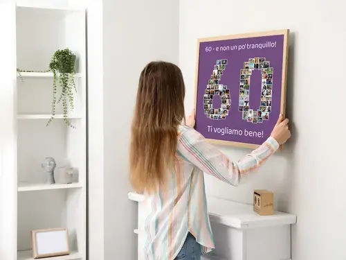 Collage di 60 Compleanno Personalizzabile