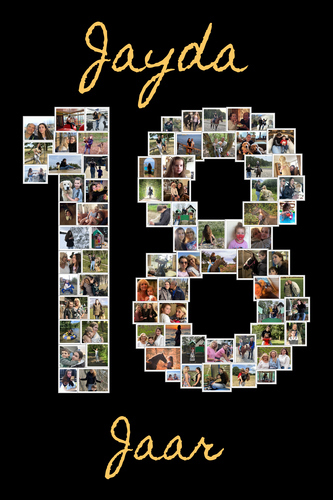 Foto del cliente Annelies per la recensione Stampa Fotocollage Dibond 20x30cm