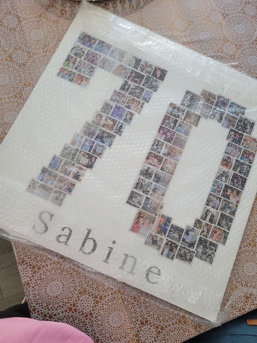 Foto del cliente Melanie per la recensione Stampa Fotocollage Schiuma rigida 60x60cm