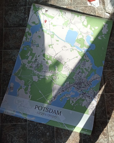 Foto del cliente Milena per la recensione Stampa Mappa della città Poster 70x100cm