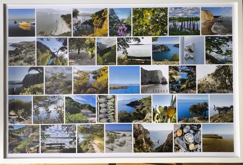 Foto del cliente Rose per la recensione Stampa Fotocollage Poster con cornice (legno, bianco) 90x60cm