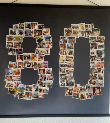 Foto del cliente Sylvia per la recensione Stampa Fotocollage Poster 90x90cm