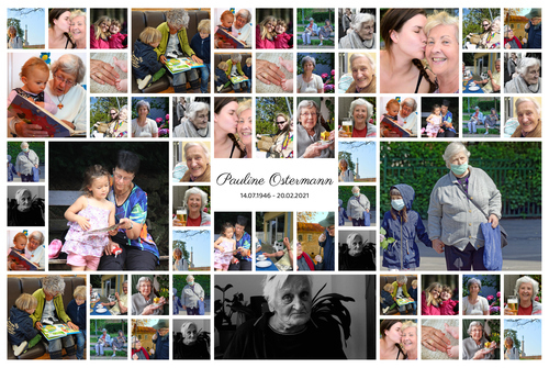 Crea la tua Collage Funebre Personalizzata su Tela in Alta Qualità