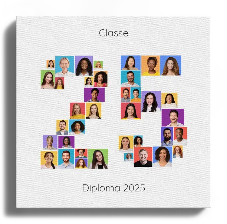Persone dell anno di laurea come collage di foto
