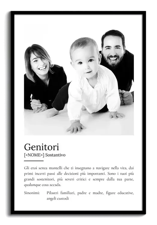Poster Definizione 'Genitori' Personalizzato