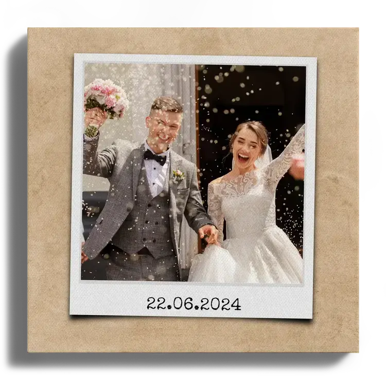 Foto Matrimonio Polaroid Personalizzabile