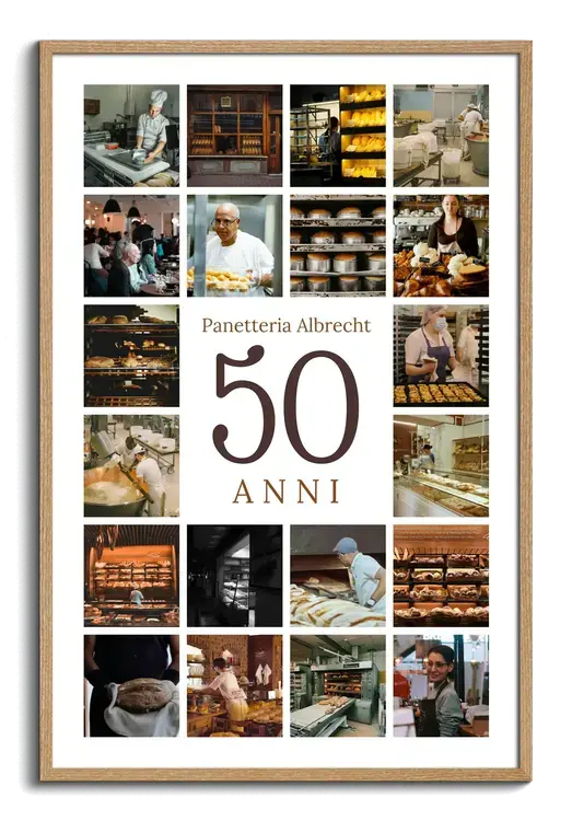 Collage numero per 50° anniversario aziendale
