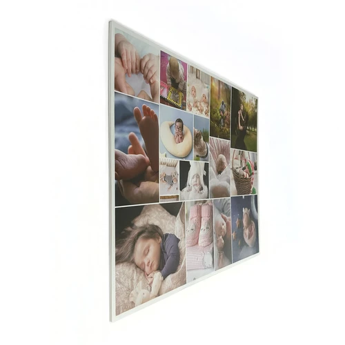 Collage fotografica su pannello rigido in schiuma: vista totale