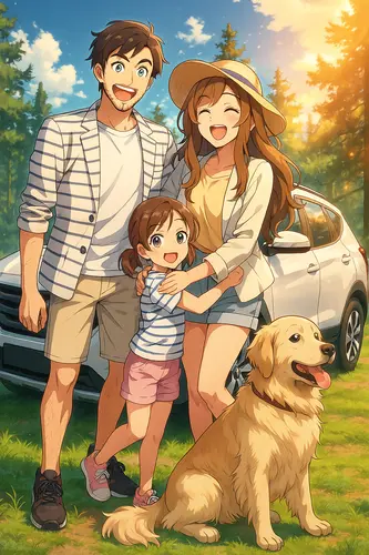 Foto trasformata in stile Anime