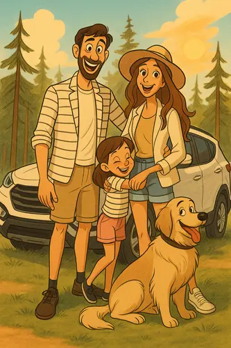 Foto trasformata in stile Disney Classico